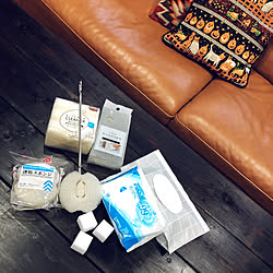消耗品/ニトリのクッションカバー/ハロウィン雑貨/ニトリのレザーソファ/DIYのある暮らし...などのインテリア実例 - 2020-10-09 16:30:53