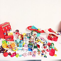 ベッド周り/おもちゃ部屋/おもちゃ/ミニチュア/カラフル...などのインテリア実例 - 2017-03-05 20:59:26
