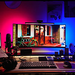 Pcデスク周り 間接照明のインテリア実例 Roomclip ルームクリップ Pcデスク周り 間接照明のインテリア実例 Roomclip ルームクリップ