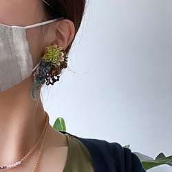 ピアス/フラワーアレンジメント/ぴもんるーじゅ/フラワーアレンジ/ハンドメイド...などのインテリア実例 - 2020-07-11 12:51:21