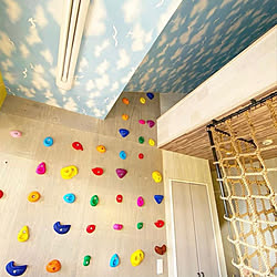 アクセントクロス 子供部屋 子供部屋男の子 恐竜男子 化石男子 などのインテリア実例 18 09 03 13 06 18 Roomclip ルームクリップ