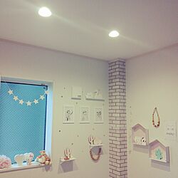 壁/天井/赤ちゃんスペース/ベビー/壁かけ/壁に飾る...などのインテリア実例 - 2017-06-13 16:30:43