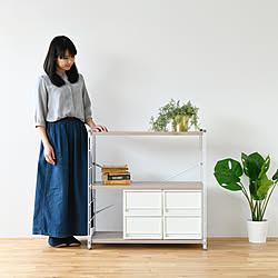 中が透けない収納ボックス/山善/yamazen/くらしのeショップ/一人暮らしインテリア...などのインテリア実例 - 2020-03-03 21:24:25