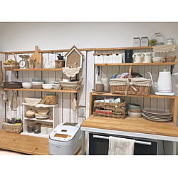 ニトリ 野菜ストッカーdiyのインテリア 手作りの実例 Roomclip ルームクリップ