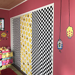 アクセントクロス 市松模様のインテリア実例 Roomclip ルームクリップ