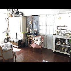 部屋全体/antique/フレンチシック/ブログで紹介してます!/海外インテリア...などのインテリア実例 - 2018-03-06 10:13:59