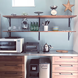 ステンレス天板のインテリア実例 Roomclip ルームクリップ