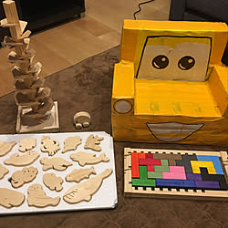 東横線 電車好き 電車 手作りおもちゃ 牛乳パック などのインテリア実例 21 09 25 21 58 27 Roomclip ルームクリップ