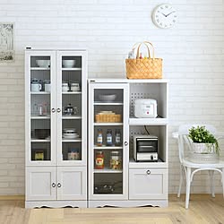 レンジボード/レンジ台/食器棚/白いキッチン/キッチン...などのインテリア実例 - 2020-12-10 12:06:42