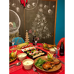 クリスマスご飯のインテリア実例 Roomclip ルームクリップ