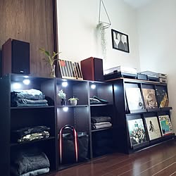 ニトリ レコード収納のインテリア実例 Roomclip ルームクリップ
