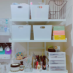化粧品サンプル収納のインテリア実例 Roomclip ルームクリップ