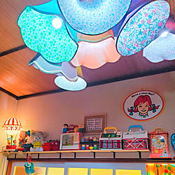 壁/天井/ディスプレイコーナー/コメントありがと♡/昭和のお家/築30年...などのインテリア実例 - 2020-03-30 12:12:17