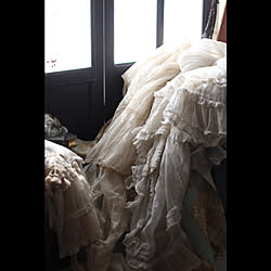 机/アンティークレース/ブログやってます♪/アンティーク/Shabby Chic...などのインテリア実例 - 2018-01-23 11:21:39