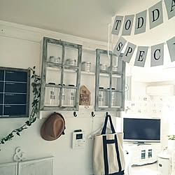 カフェみたいな暮らしを/シンプル化計画/いつでも人を呼べる部屋作り/白が好き♡/廃材DIY...などのインテリア実例 - 2016-01-26 07:53:25