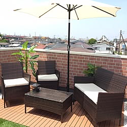 バルコニー パラソルのインテリア実例 Roomclip ルームクリップ