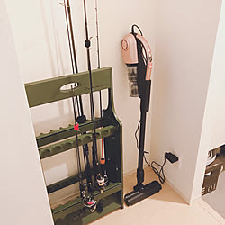 Diy 釣竿収納のインテリア 手作りの実例 Roomclip ルームクリップ