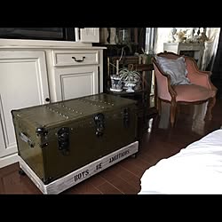 リビング/DIY/セルフリフォーム/ブログやってます♪/ステンシル...などのインテリア実例 - 2017-04-17 13:37:56