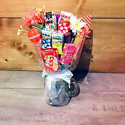 キャンディブーケ キャンディバケツ キャンディアレンジメント お菓子ブーケ お菓子アレンジメント などのインテリア実例 17 03 13 16 51 49 Roomclip ルームクリップ