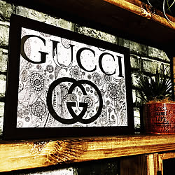 壁/天井/手描き/GUCCI/ゼンタングル ✧︎*。/nori ちゃん♡...などのインテリア実例 - 2018-06-14 18:30:06