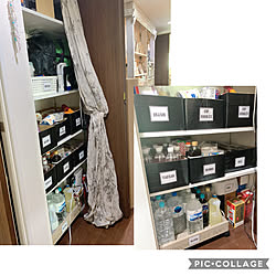 備蓄/収納見直し/フレンチシック/shabbby chic/ブログやってます♡...などのインテリア実例 - 2020-05-27 14:20:08