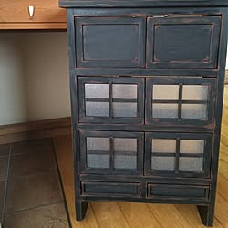 棚/黒スプレー/目隠しシート/初めて黒い家具を作りました!/サビ萌え隊...などのインテリア実例 - 2016-05-16 08:05:53