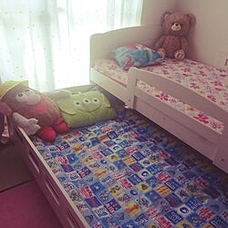 ベッド周り/子供部屋/２段ベッド/スライド式/スライド式２段ベッドのインテリア実例 - 2016-04-26 14:21:35