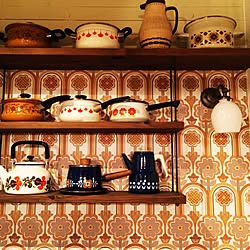 キッチン やかん 艶消し黒 協和工業 阪和ホーロー などのインテリア実例 16 02 26 11 33 38 Roomclip ルームクリップ