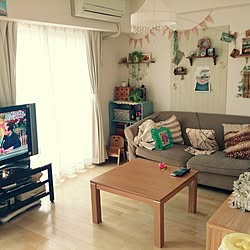 リビング壁のインテリア実例 Roomclip ルームクリップ
