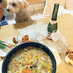 いぬのいる暮らし/トイプードル/煮込みラーメン/くらしのeショップモニター/山善...などのインテリア実例 - 2019-09-22 20:48:54