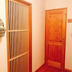 玄関 入り口 格子戸のインテリア実例 Roomclip ルームクリップ