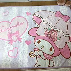 壁 天井 ポスター いちご新聞 シナモンロール マイメロディ などのインテリア実例 16 03 06 21 11 45 Roomclip ルームクリップ