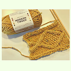 机/編み物練習中/100均でハンドメイド♡/ハンドメイドのある暮らし/作業工程記録用...などのインテリア実例 - 2018-10-24 09:02:22