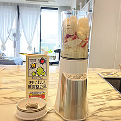 朝食前に/材料は4種類/梨/きゅうり/オージーアップル...などのインテリア実例 - 2020-08-19 10:02:31