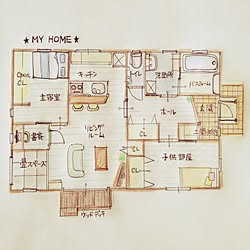 間取り図 小さなお家のインテリア実例 Roomclip ルームクリップ