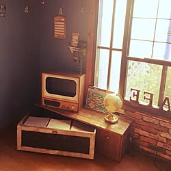 Diy レトロテレビ風のインテリア 手作りの実例 Roomclip ルームクリップ Diy レトロテレビ風のインテリア 手作りの実例 Roomclip ルームクリップ