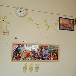壁 天井 ディズニー ステンドグラス風 パズル はめ込み窓 などのインテリア実例 17 08 22 11 38 16 Roomclip ルームクリップ