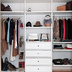 棚 整理整頓 クローゼットdiy クローゼット収納 クローゼット などのインテリア実例 18 12 09 10 18 59 Roomclip ルームクリップ