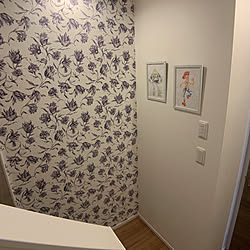 Francfranc ウォールペーパー バス トイレのインテリア実例 06 21 21 46 05 Roomclip ルームクリップ
