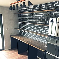 作り付けキッチン収納のインテリア実例 Roomclip ルームクリップ