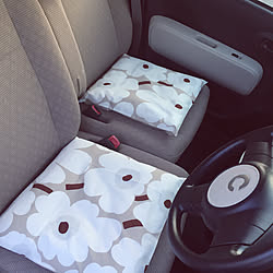 車の中 クッション マリメッコ Marimekko ガーランドのインテリア実例 14 12 30 18 38 56 Roomclip ルームクリップ