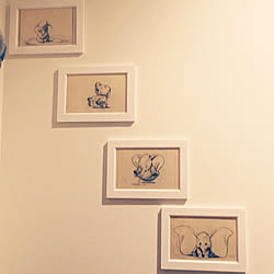 ディズニーアート展のインテリア実例 Roomclip ルームクリップ