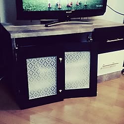 テレビ台 マスキングテープリメイクのインテリア実例 Roomclip ルームクリップ テレビ台 マスキングテープリメイクのインテリア実例 Roomclip ルームクリップ