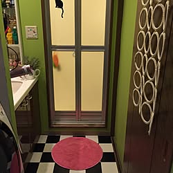 バス/トイレ/洗濯機周り/セルフペイント/壁紙屋本舗/イマジンウォールペイント...などのインテリア実例 - 2017-06-13 06:15:05