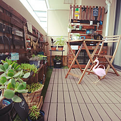 麻プランターハンガーウッドボール付きのインテリア実例 Roomclip ルームクリップ