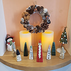 棚/クリスマス/玄関ディスプレイ/いいね!ありがとうございます♪/きのぼり...などのインテリア実例 - 2020-12-04 10:37:55