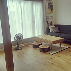 部屋全体/トラックワークスのポスター/サンワカンパニー フローリング/香りのある暮らし/Panasonic建具...などのインテリア実例 - 2019-08-27 23:24:17