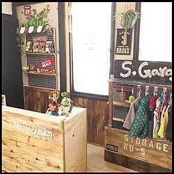 机/子供部屋男の子/こどもと暮らす/キッズスペース/男前とナチュラルMIX...などのインテリア実例 - 2017-05-19 20:10:22
