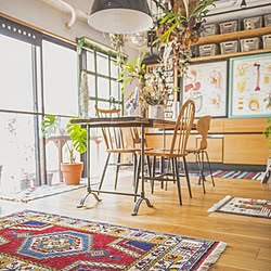 部屋全体/サンジョルディフラワーズ/ドライフラワー/DIY/コウモリラン...などのインテリア実例 - 2017-04-30 07:23:07