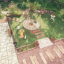 部屋全体/DIY/庭作り中/庭つくり記録/にわのある暮らし...などのインテリア実例 - 2020-04-20 07:54:58